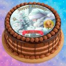 Tortenaufleger Fototorte Tortenbild Geburtstag Wolf Wölfe WÖ01 (Zuckerpapier)