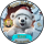 3D Tortenaufleger Fototorte Tortenbild Geburtstag Party Weihnachten Christmas Xmas Eisbär Knut WN12 (Zuckerpapier)