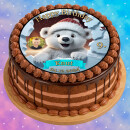 Tortenaufleger Fototorte Tortenbild Geburtstag Wolf Wölfe WÖ01 (Zuckerpapier)