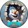 3D Tortenaufleger Fototorte Tortenbild Geburtstag Party Weihnachten Christmas Xmas Schneemann Olaf WN14 (Zuckerpapier) Rund 20 cm Ø ohne Foto