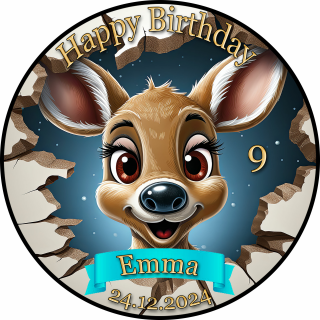 Tortenaufleger Fototorte Tortenbild Geburtstag Wolf Wölfe WÖ01 (Zuckerpapier)