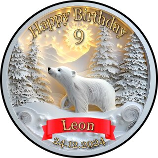 Tortenaufleger Fototorte Tortenbild Geburtstag Wolf Wölfe WÖ01 (Zuckerpapier)