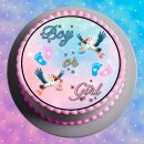 Tortenaufleger Tortendeko Fototorte Tortenbild Geburt...