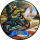 Tortenaufleger Tortendeko Fototorte Tortenbild Geburtstag Party Motorrad Harley Chopper Bike FZ13 (Zuckerpapier)