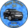 Tortenaufleger Tortendeko Fototorte Geburtstag Happy Birthday Fahrzeuge Auto Ford Ranger Black Schwarz FZ14 (Zuckerpapier)