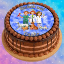 Tortenaufleger Tortendeko Fototorte Tortenbild Geburtstag Tierarzt Tierärztin Veterinär 20 cm Ø TA02 (Zuckerpapier)