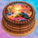 Tortenaufleger Tortendeko Fototorte Tortenbild Geburtstag Party Schildkröte SK01 (Zuckerpapier)