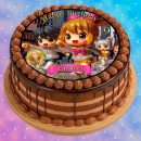 Tortenaufleger Tortendeko Fototorte Tortenbild Geburtstag Party Anime Manga AN03 (Zuckerpapier)