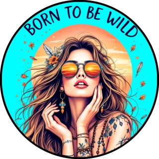 Tortenaufleger Tortendeko Fototorte Geburtstag Party Tattoo Girl 20 cm Ø TG02