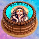 Tortenaufleger Tortendeko Fototorte Geburtstag Party Tattoo Girl 20 cm Ø TG02