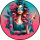 Tortenaufleger Tortendeko Fototorte Geburtstag Party Tattoo Girl 20 cm Ø TG08