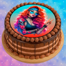 Tortenaufleger Tortendeko Fototorte Geburtstag Party Tattoo Girl 20 cm Ø TG09