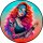 Tortenaufleger Tortendeko Fototorte Geburtstag Party Tattoo Girl 20 cm Ø TG09