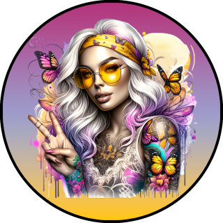 Tortenaufleger Tortendeko Fototorte Geburtstag Party Tattoo Girl 20 cm Ø TG21