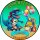 Tortenaufleger Tortendeko Fototorte Tortenbild Dinosaurier Einschulung Schulanfang Mein 1. Schultag Schuleinführung SE03 (Zuckerpapier) Rund 14 cm Ø ohne Foto