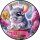 Tortenaufleger Chinchilla | Blumen Podest Rosa