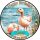 Tortenaufleger Gans | Strand Ball Meer