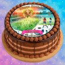 Tortenaufleger Tortendeko Fototorte Tortenbild Geburtstag Mädchenfußball FB07 (Zuckerpapier)