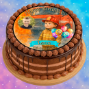 Tortenaufleger Tortendeko Fototorte Tortenbild Geburtstag Feuerwehr Junge F02 (Zuckerpapier)