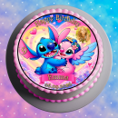 Tortenaufleger Tortendeko Fototorte Tortenbild Geburtstag Party Einschulung Lilo und Stitch LS05 (Zuckerpapier)