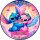 Tortenaufleger Tortendeko Fototorte Tortenbild Geburtstag Party Einschulung Lilo und Stitch LS05 (Zuckerpapier) Rund 20 cm Ø ohne Foto