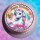 Tortenaufleger Tortendeko Fototorte Tortenbild Einhorn Pferd Regenbogen FT20 (Zuckerpapier) Rund 20 cm Ø mit Foto