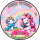 Tortenaufleger Tortendeko Fototorte Tortenbild Geburtstag Einschulung Einhorn Pferd Regenbogen FT22 (Zuckerpapier)