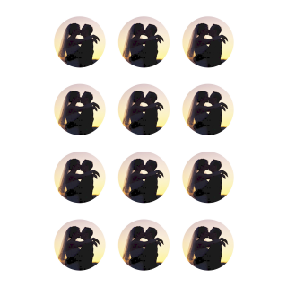Muffinaufleger Cupcakes Muffins Zuckerpapier Hochzeit Brautpaar HZ26