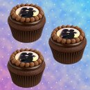 Muffinaufleger Cupcakes Muffins Zuckerpapier Hochzeit Brautpaar HZ26