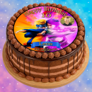 Tortenaufleger Tortendeko Fototorte Tortenbild Geburtstag Party Anime Manga Naruto NA03 (Zuckerpapier) Rund 14 cm Ø ohne Foto