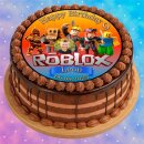 Tortenaufleger Tortendeko Fototorte Tortenbild Geburtstag Gamer Roblox Dynablocks RX01 (Zuckerpapier)
