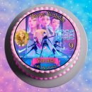 Tortenaufleger Tortendeko Fototorte Tortenbild Geburtstag Party Demon Hunters K-Pop KP06 (Zuckerpapier)