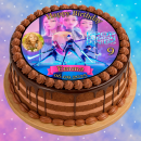 Tortenaufleger Tortendeko Fototorte Tortenbild Geburtstag Party Demon Hunters K-Pop KP06 (Zuckerpapier)