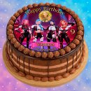 Tortenaufleger Tortendeko Fototorte Tortenbild Geburtstag Party CYBER SINS Girlband K-Pop KP07 (Zuckerpapier)