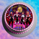 Tortenaufleger Tortendeko Fototorte Tortenbild Geburtstag Party CYBER SINS Boyband K-Pop KP08 (Zuckerpapier)