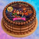 Tortenaufleger Tortendeko Fototorte Tortenbild Geburtstag Party Game On Gamer GO06 (Zuckerpapier)