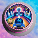 Tortenaufleger Tortendeko Fototorte Geburtstag Hobby Party Sport Bowling Bowlen BW07 (Zuckerpapier)