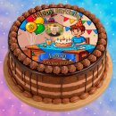 Tortenaufleger Tortendeko Fototorte Tortenbild Geburtstag Party Gamer Pixel Videospiel GO08 (Zuckerpapier)