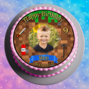 Tortenaufleger Tortendeko Fototorte Tortenbild Geburtstag Party Gamer Pixel Videospiel GO15 (Zuckerpapier)