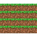 Tortenband Geburtstag Party Gamer Pixel Gras Grün...