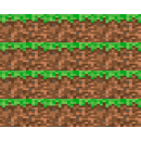 Tortenband Geburtstag Party Gamer Pixel Gras Grün...