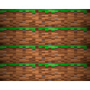 Tortenband Geburtstag Party Gamer Pixel Gras Grün...