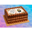 Tortenaufleger Konfirmation Buchform Blumen Floral Aquarell Pastell Vintage K38