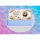 Tortenaufleger Konfirmation Buchform Blumen Floral Aquarell Pastell Vintage K38