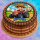 Tortenaufleger Traktor | Junge Bauernhof Rot
