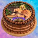 Tortenaufleger Capybara | Runder Kuchenaufleger essbar | Personalisiert Name Alter Datum Foto | Kindergeburtstag | Wasserschwein | Zuckerpapier | Jungen & Mädchen | Größe wählbar
