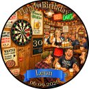 Essbarer Tortenaufleger | Dart | Bier Kneipe Pub |...