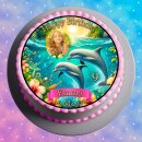 Tortenaufleger Delfin | Meer Ozean Unterwasser