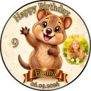 Tortenaufleger Quokka | Sterne Konfetti |...