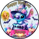 Tortenaufleger Tortendeko Fototorte Tortenbild Geburtstag Party Einschulung Lilo und Stitch LS11 (Zuckerpapier)